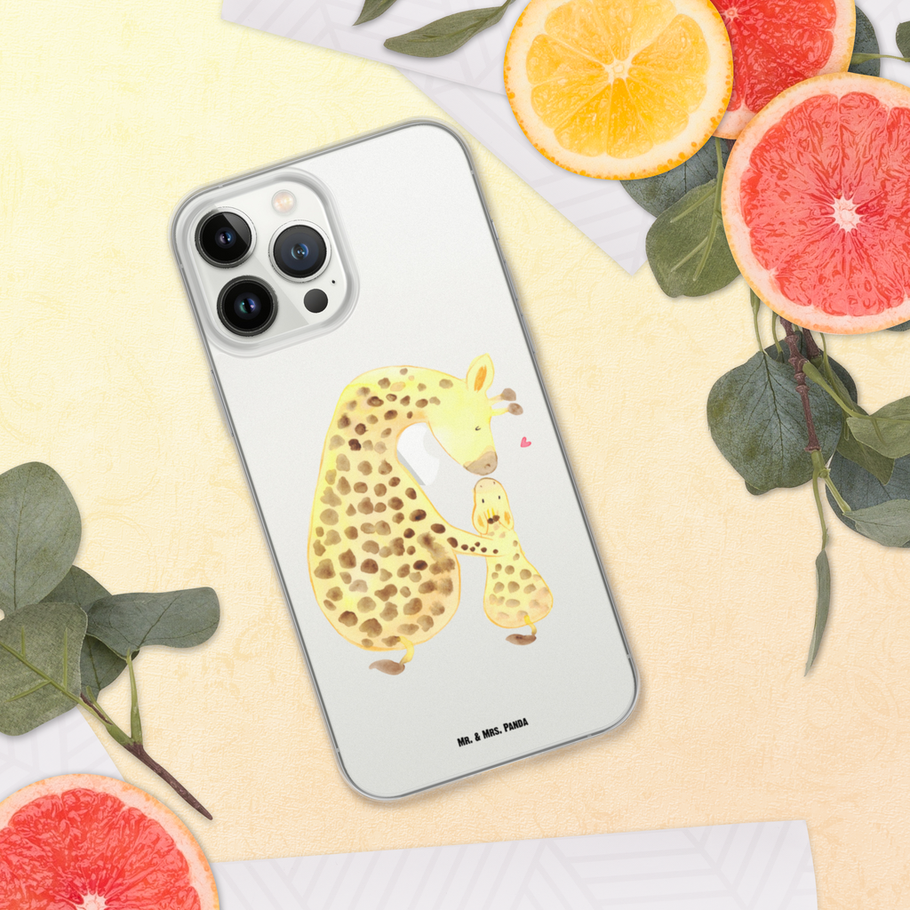 Handyhülle Giraffe mit Kind Giraffe, Kind, Mutter, Mama, Tochter, Sohn, Lieblingsmensch Handyhülle, Handycover, Transparente Handyhülle, Flexible Handyhülle, Handyschutz, Transparent, Durchsichtig, Schutzhülle für Handy, Stilvolle Handyhülle, Robuste Handyhülle, Schutz vor Kratzern, Schützende Handyhülle  Afrika, Wildtiere