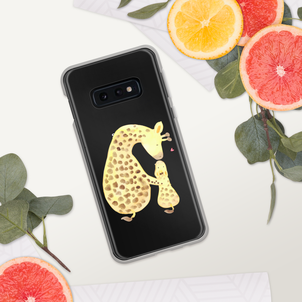 Handyhülle Giraffe mit Kind Giraffe, Kind, Mutter, Mama, Tochter, Sohn, Lieblingsmensch Handyhülle, Handycover, Transparente Handyhülle, Flexible Handyhülle, Handyschutz, Transparent, Durchsichtig, Schutzhülle für Handy, Stilvolle Handyhülle, Robuste Handyhülle, Schutz vor Kratzern, Schützende Handyhülle  Afrika, Wildtiere