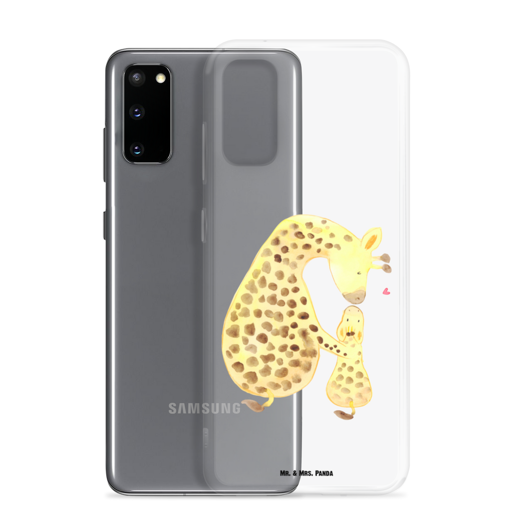 Handyhülle Giraffe mit Kind Giraffe, Kind, Mutter, Mama, Tochter, Sohn, Lieblingsmensch Handyhülle, Handycover, Transparente Handyhülle, Flexible Handyhülle, Handyschutz, Transparent, Durchsichtig, Schutzhülle für Handy, Stilvolle Handyhülle, Robuste Handyhülle, Schutz vor Kratzern, Schützende Handyhülle  Afrika, Wildtiere