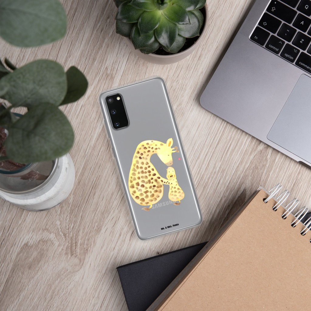 Handyhülle Giraffe mit Kind Giraffe, Kind, Mutter, Mama, Tochter, Sohn, Lieblingsmensch Handyhülle, Handycover, Transparente Handyhülle, Flexible Handyhülle, Handyschutz, Transparent, Durchsichtig, Schutzhülle für Handy, Stilvolle Handyhülle, Robuste Handyhülle, Schutz vor Kratzern, Schützende Handyhülle  Afrika, Wildtiere