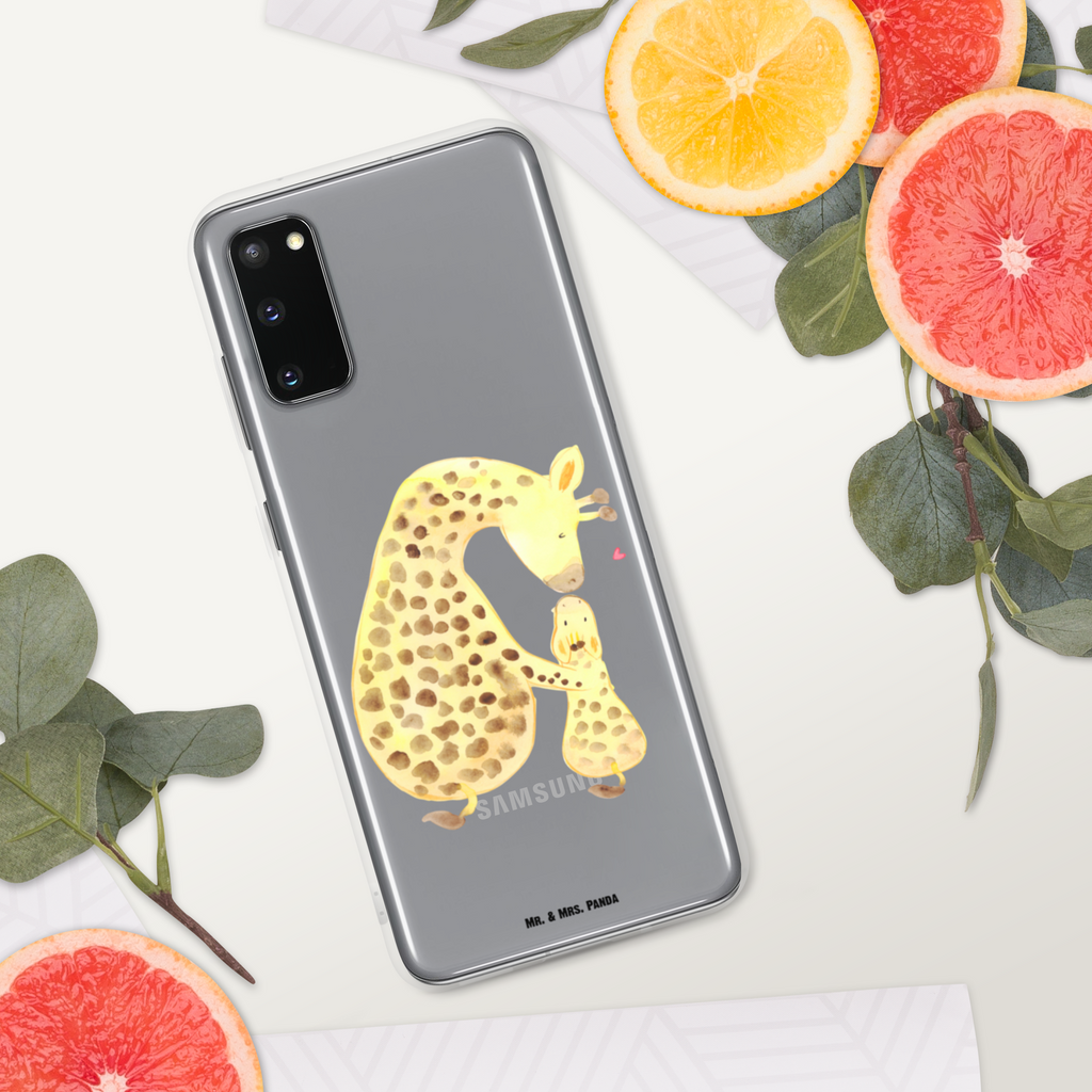 Handyhülle Giraffe mit Kind Giraffe, Kind, Mutter, Mama, Tochter, Sohn, Lieblingsmensch Handyhülle, Handycover, Transparente Handyhülle, Flexible Handyhülle, Handyschutz, Transparent, Durchsichtig, Schutzhülle für Handy, Stilvolle Handyhülle, Robuste Handyhülle, Schutz vor Kratzern, Schützende Handyhülle  Afrika, Wildtiere