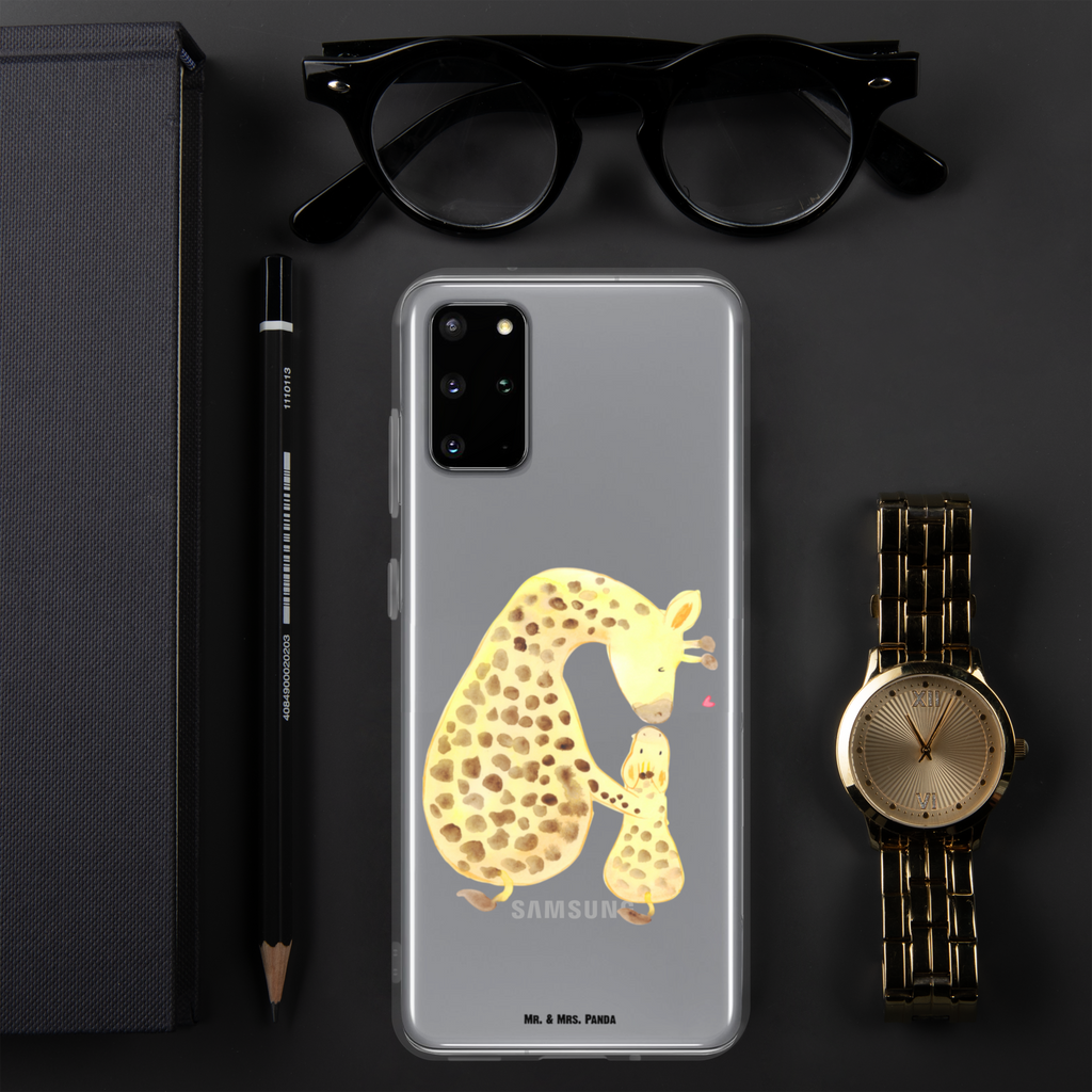 Handyhülle Giraffe mit Kind Giraffe, Kind, Mutter, Mama, Tochter, Sohn, Lieblingsmensch Handyhülle, Handycover, Transparente Handyhülle, Flexible Handyhülle, Handyschutz, Transparent, Durchsichtig, Schutzhülle für Handy, Stilvolle Handyhülle, Robuste Handyhülle, Schutz vor Kratzern, Schützende Handyhülle  Afrika, Wildtiere