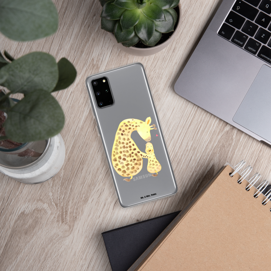 Handyhülle Giraffe mit Kind Giraffe, Kind, Mutter, Mama, Tochter, Sohn, Lieblingsmensch Handyhülle, Handycover, Transparente Handyhülle, Flexible Handyhülle, Handyschutz, Transparent, Durchsichtig, Schutzhülle für Handy, Stilvolle Handyhülle, Robuste Handyhülle, Schutz vor Kratzern, Schützende Handyhülle  Afrika, Wildtiere