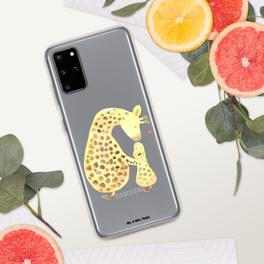 Handyhülle Giraffe mit Kind Giraffe, Kind, Mutter, Mama, Tochter, Sohn, Lieblingsmensch Handyhülle, Handycover, Transparente Handyhülle, Flexible Handyhülle, Handyschutz, Transparent, Durchsichtig, Schutzhülle für Handy, Stilvolle Handyhülle, Robuste Handyhülle, Schutz vor Kratzern, Schützende Handyhülle  Afrika, Wildtiere