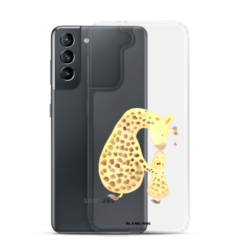 Handyhülle Giraffe mit Kind Giraffe, Kind, Mutter, Mama, Tochter, Sohn, Lieblingsmensch Handyhülle, Handycover, Transparente Handyhülle, Flexible Handyhülle, Handyschutz, Transparent, Durchsichtig, Schutzhülle für Handy, Stilvolle Handyhülle, Robuste Handyhülle, Schutz vor Kratzern, Schützende Handyhülle  Afrika, Wildtiere