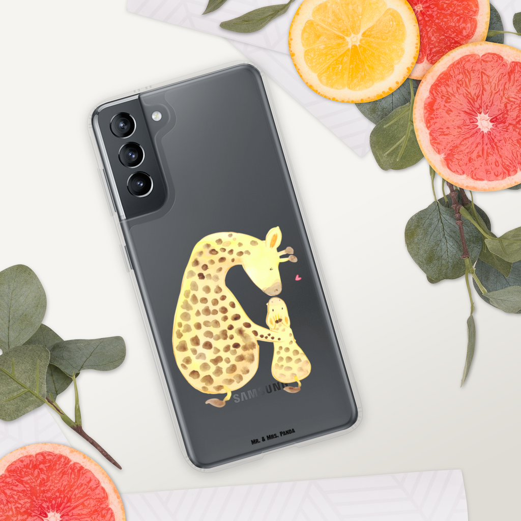 Handyhülle Giraffe mit Kind Giraffe, Kind, Mutter, Mama, Tochter, Sohn, Lieblingsmensch Handyhülle, Handycover, Transparente Handyhülle, Flexible Handyhülle, Handyschutz, Transparent, Durchsichtig, Schutzhülle für Handy, Stilvolle Handyhülle, Robuste Handyhülle, Schutz vor Kratzern, Schützende Handyhülle  Afrika, Wildtiere