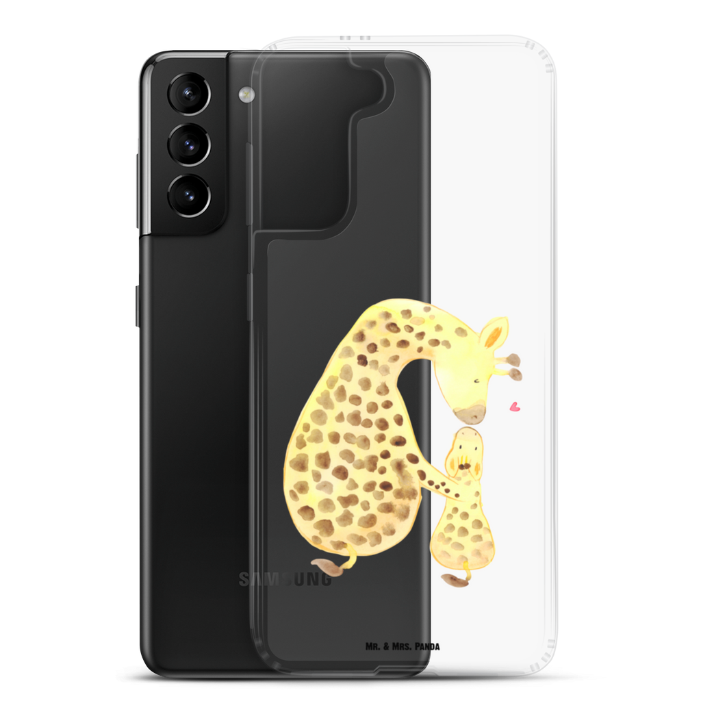 Handyhülle Giraffe mit Kind Giraffe, Kind, Mutter, Mama, Tochter, Sohn, Lieblingsmensch Handyhülle, Handycover, Transparente Handyhülle, Flexible Handyhülle, Handyschutz, Transparent, Durchsichtig, Schutzhülle für Handy, Stilvolle Handyhülle, Robuste Handyhülle, Schutz vor Kratzern, Schützende Handyhülle  Afrika, Wildtiere