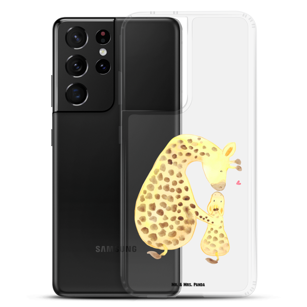 Handyhülle Giraffe mit Kind Giraffe, Kind, Mutter, Mama, Tochter, Sohn, Lieblingsmensch Handyhülle, Handycover, Transparente Handyhülle, Flexible Handyhülle, Handyschutz, Transparent, Durchsichtig, Schutzhülle für Handy, Stilvolle Handyhülle, Robuste Handyhülle, Schutz vor Kratzern, Schützende Handyhülle  Afrika, Wildtiere