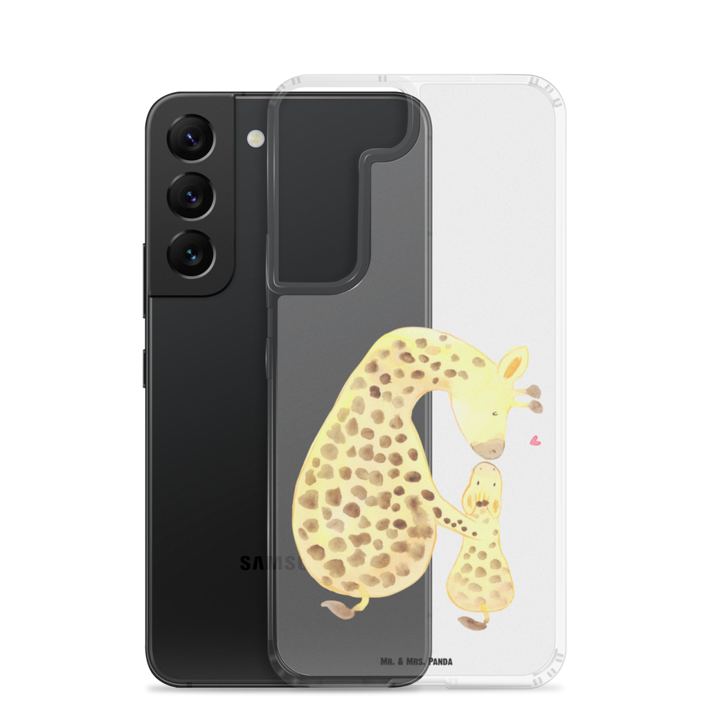 Handyhülle Giraffe mit Kind Giraffe, Kind, Mutter, Mama, Tochter, Sohn, Lieblingsmensch Handyhülle, Handycover, Transparente Handyhülle, Flexible Handyhülle, Handyschutz, Transparent, Durchsichtig, Schutzhülle für Handy, Stilvolle Handyhülle, Robuste Handyhülle, Schutz vor Kratzern, Schützende Handyhülle  Afrika, Wildtiere