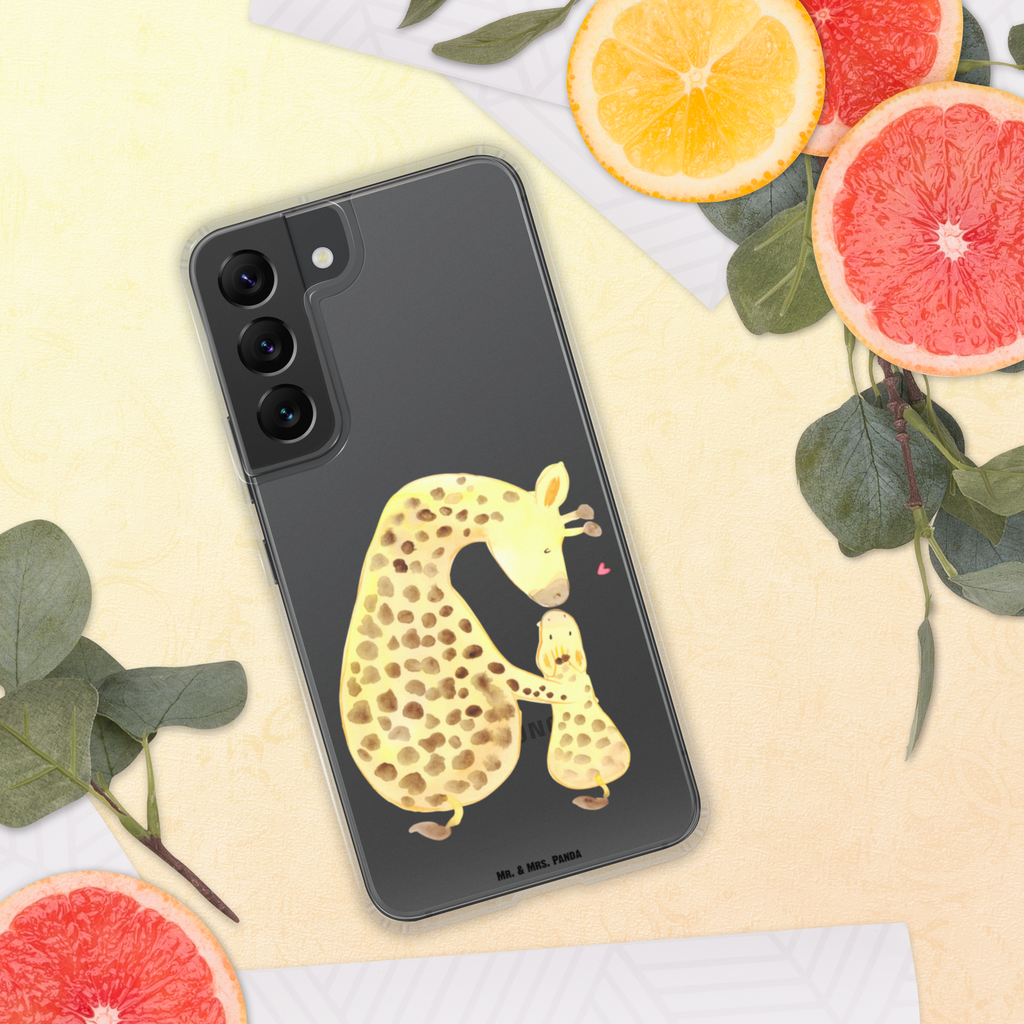 Handyhülle Giraffe mit Kind Giraffe, Kind, Mutter, Mama, Tochter, Sohn, Lieblingsmensch Handyhülle, Handycover, Transparente Handyhülle, Flexible Handyhülle, Handyschutz, Transparent, Durchsichtig, Schutzhülle für Handy, Stilvolle Handyhülle, Robuste Handyhülle, Schutz vor Kratzern, Schützende Handyhülle  Afrika, Wildtiere