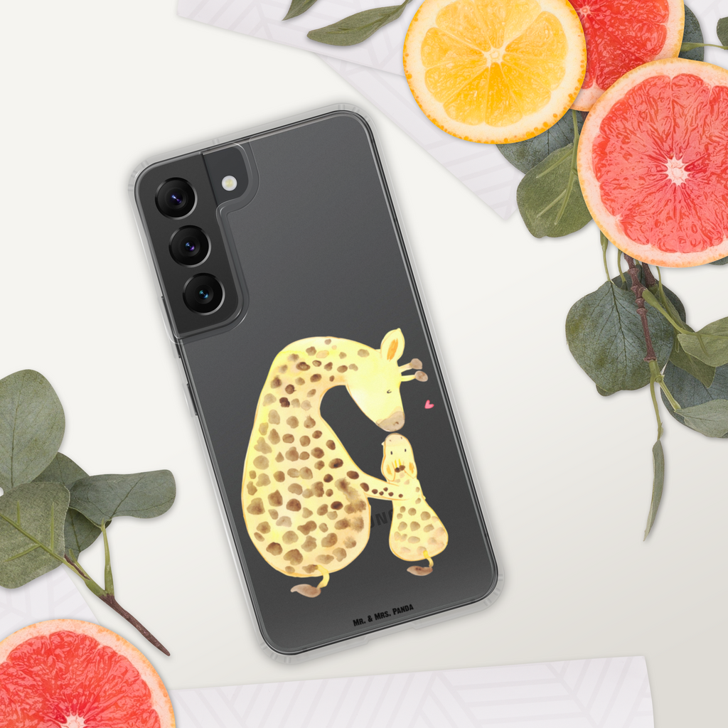 Handyhülle Giraffe mit Kind Giraffe, Kind, Mutter, Mama, Tochter, Sohn, Lieblingsmensch Handyhülle, Handycover, Transparente Handyhülle, Flexible Handyhülle, Handyschutz, Transparent, Durchsichtig, Schutzhülle für Handy, Stilvolle Handyhülle, Robuste Handyhülle, Schutz vor Kratzern, Schützende Handyhülle  Afrika, Wildtiere