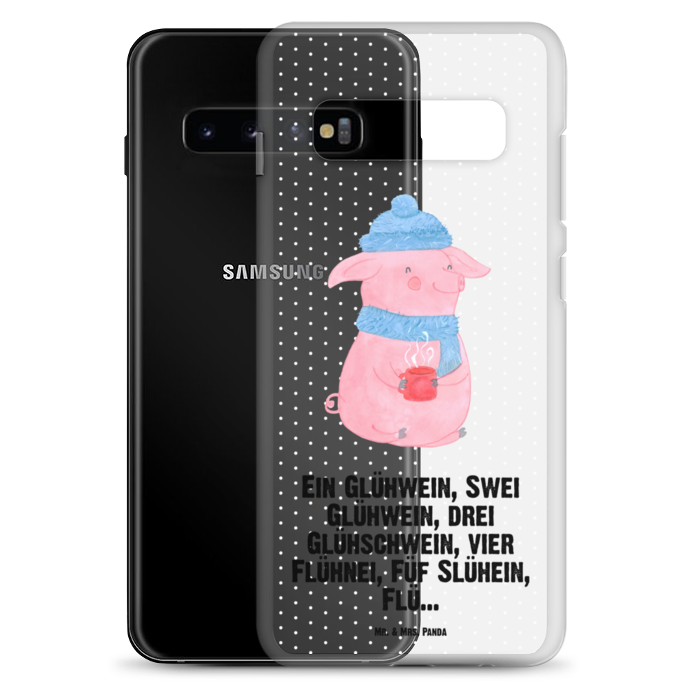 Handyhülle Lallelndes Glühschwein Glühwein, Betrunken, Weihnachtsmarkt, Spruch Handyhülle, Handycover, Transparente Handyhülle, Flexible Handyhülle, Handyschutz, Transparent, Durchsichtig, Schutzhülle für Handy, Stilvolle Handyhülle, Robuste Handyhülle, Schutz vor Kratzern, Schützende Handyhülle  Winter, Weihnachten, Weihnachtsdeko, Nikolaus, Advent, Heiligabend, Wintermotiv