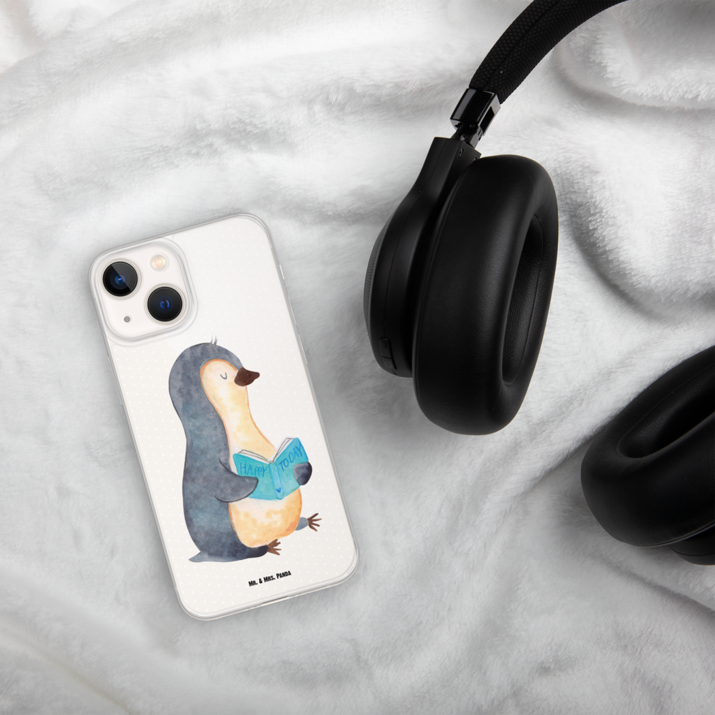 Handyhülle Pinguin Buch Handyhülle, Handycover, Transparente Handyhülle, Flexible Handyhülle, Handyschutz, Transparent, Durchsichtig, Schutzhülle für Handy, Stilvolle Handyhülle, Robuste Handyhülle, Schutz vor Kratzern, Schützende Handyhülle, Pinguin, Pinguine, Buch, Lesen, Bücherwurm, Nichtstun, Faulenzen, Ferien, Urlaub, Freizeit