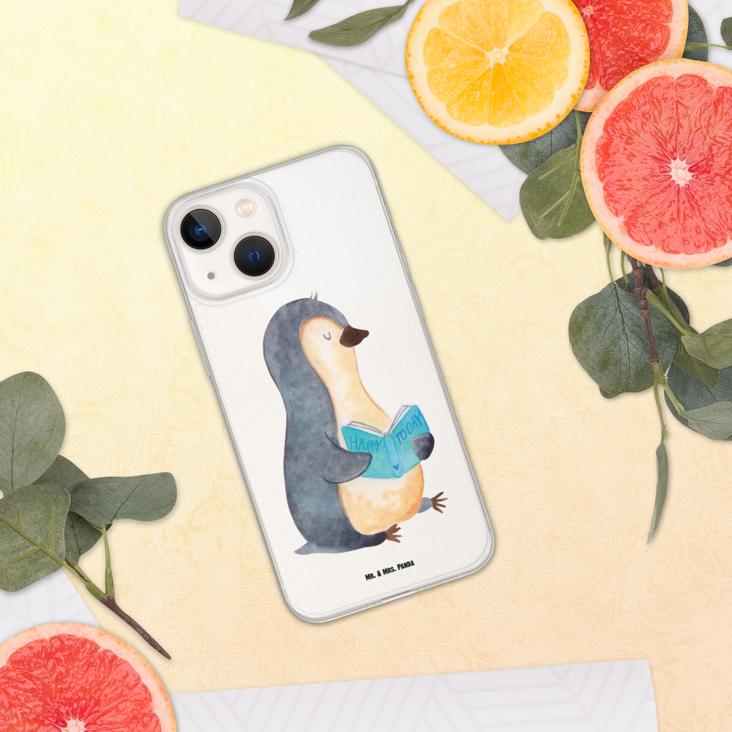 Handyhülle Pinguin Buch Handyhülle, Handycover, Transparente Handyhülle, Flexible Handyhülle, Handyschutz, Transparent, Durchsichtig, Schutzhülle für Handy, Stilvolle Handyhülle, Robuste Handyhülle, Schutz vor Kratzern, Schützende Handyhülle, Pinguin, Pinguine, Buch, Lesen, Bücherwurm, Nichtstun, Faulenzen, Ferien, Urlaub, Freizeit