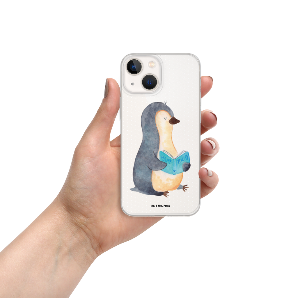 Handyhülle Pinguin Buch Handyhülle, Handycover, Transparente Handyhülle, Flexible Handyhülle, Handyschutz, Transparent, Durchsichtig, Schutzhülle für Handy, Stilvolle Handyhülle, Robuste Handyhülle, Schutz vor Kratzern, Schützende Handyhülle, Pinguin, Pinguine, Buch, Lesen, Bücherwurm, Nichtstun, Faulenzen, Ferien, Urlaub, Freizeit