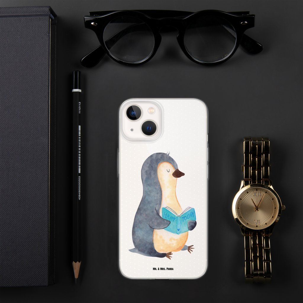 Handyhülle Pinguin Buch Handyhülle, Handycover, Transparente Handyhülle, Flexible Handyhülle, Handyschutz, Transparent, Durchsichtig, Schutzhülle für Handy, Stilvolle Handyhülle, Robuste Handyhülle, Schutz vor Kratzern, Schützende Handyhülle, Pinguin, Pinguine, Buch, Lesen, Bücherwurm, Nichtstun, Faulenzen, Ferien, Urlaub, Freizeit