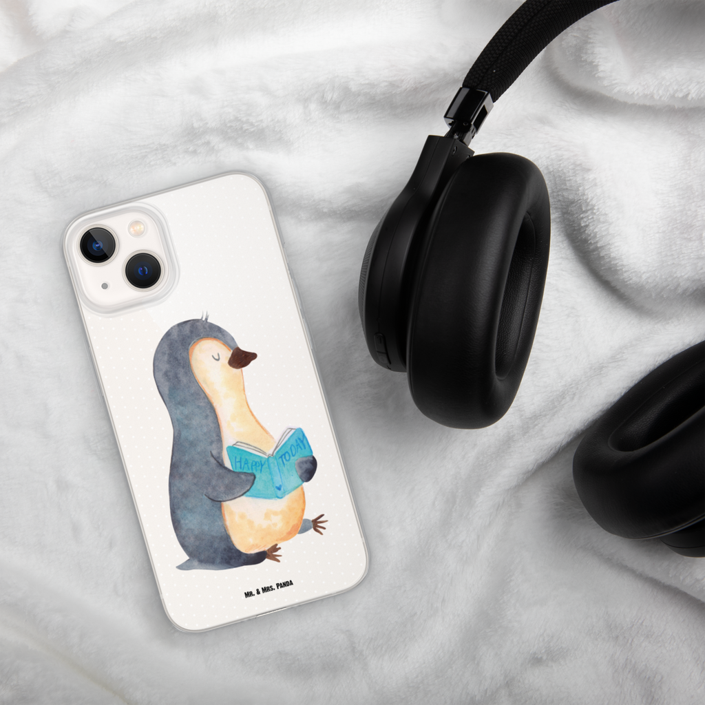 Handyhülle Pinguin Buch Handyhülle, Handycover, Transparente Handyhülle, Flexible Handyhülle, Handyschutz, Transparent, Durchsichtig, Schutzhülle für Handy, Stilvolle Handyhülle, Robuste Handyhülle, Schutz vor Kratzern, Schützende Handyhülle, Pinguin, Pinguine, Buch, Lesen, Bücherwurm, Nichtstun, Faulenzen, Ferien, Urlaub, Freizeit