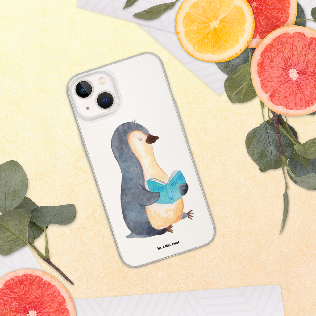 Handyhülle Pinguin Buch Handyhülle, Handycover, Transparente Handyhülle, Flexible Handyhülle, Handyschutz, Transparent, Durchsichtig, Schutzhülle für Handy, Stilvolle Handyhülle, Robuste Handyhülle, Schutz vor Kratzern, Schützende Handyhülle, Pinguin, Pinguine, Buch, Lesen, Bücherwurm, Nichtstun, Faulenzen, Ferien, Urlaub, Freizeit
