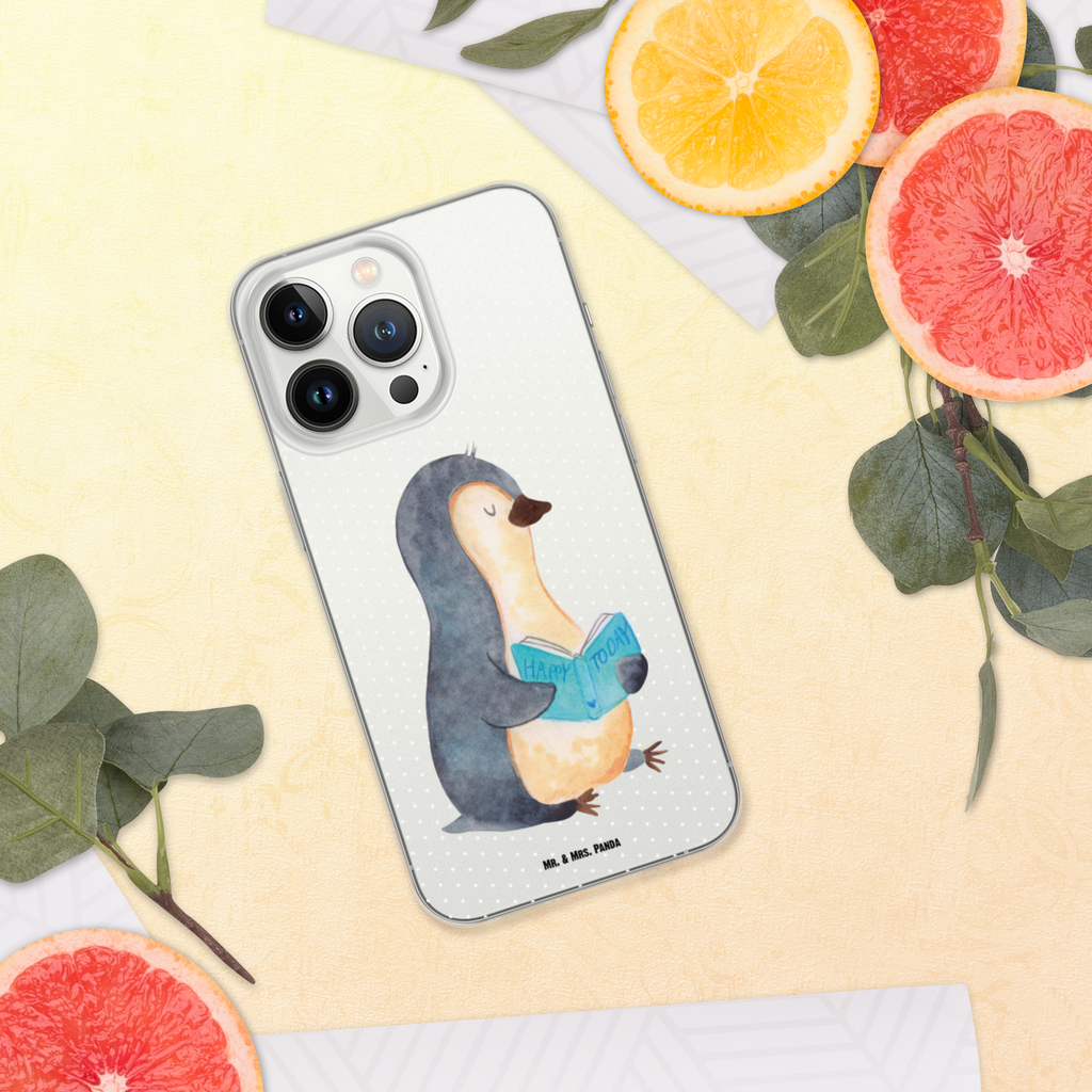 Handyhülle Pinguin Buch Handyhülle, Handycover, Transparente Handyhülle, Flexible Handyhülle, Handyschutz, Transparent, Durchsichtig, Schutzhülle für Handy, Stilvolle Handyhülle, Robuste Handyhülle, Schutz vor Kratzern, Schützende Handyhülle, Pinguin, Pinguine, Buch, Lesen, Bücherwurm, Nichtstun, Faulenzen, Ferien, Urlaub, Freizeit