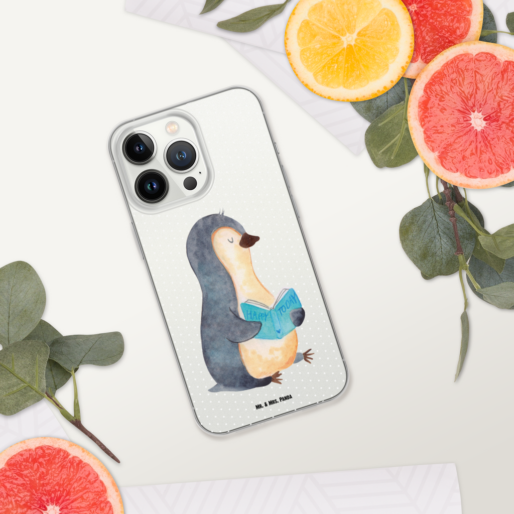 Handyhülle Pinguin Buch Handyhülle, Handycover, Transparente Handyhülle, Flexible Handyhülle, Handyschutz, Transparent, Durchsichtig, Schutzhülle für Handy, Stilvolle Handyhülle, Robuste Handyhülle, Schutz vor Kratzern, Schützende Handyhülle, Pinguin, Pinguine, Buch, Lesen, Bücherwurm, Nichtstun, Faulenzen, Ferien, Urlaub, Freizeit