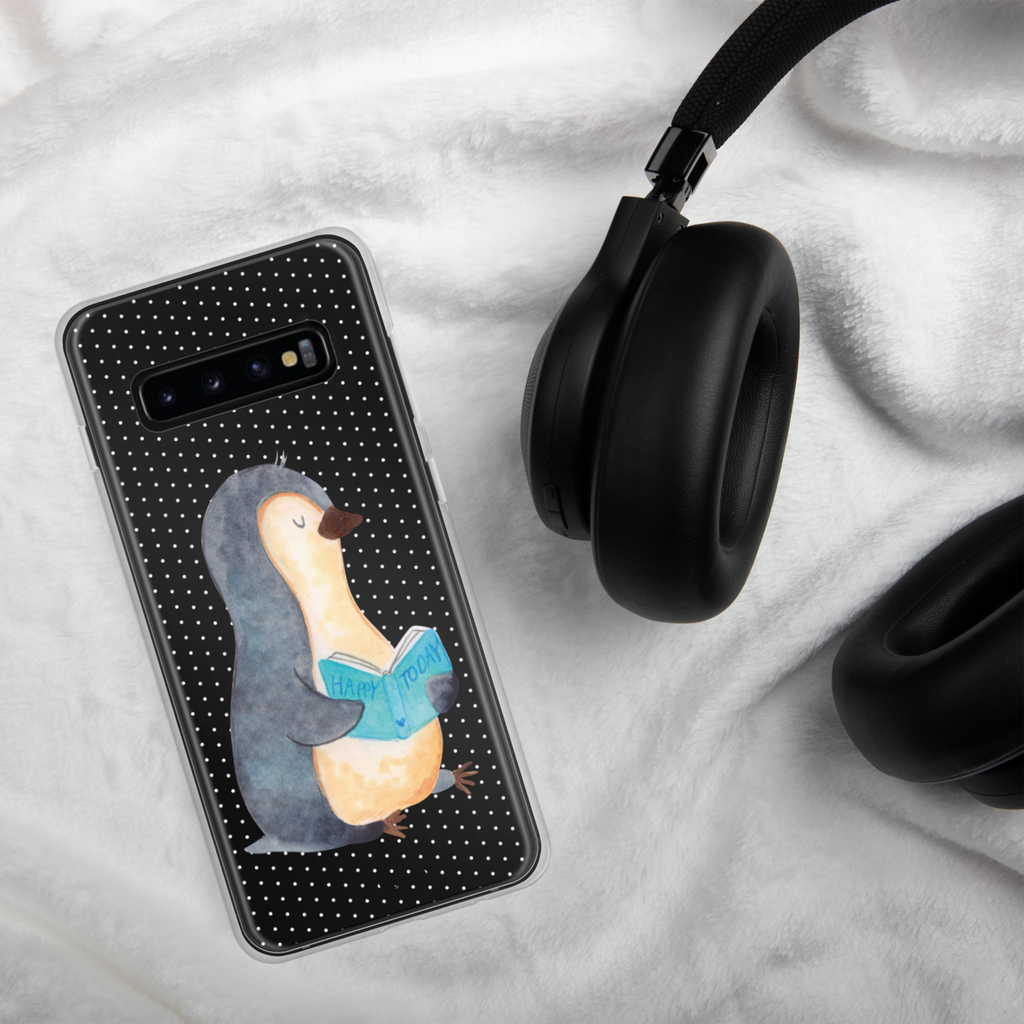 Handyhülle Pinguin Buch Handyhülle, Handycover, Transparente Handyhülle, Flexible Handyhülle, Handyschutz, Transparent, Durchsichtig, Schutzhülle für Handy, Stilvolle Handyhülle, Robuste Handyhülle, Schutz vor Kratzern, Schützende Handyhülle, Pinguin, Pinguine, Buch, Lesen, Bücherwurm, Nichtstun, Faulenzen, Ferien, Urlaub, Freizeit