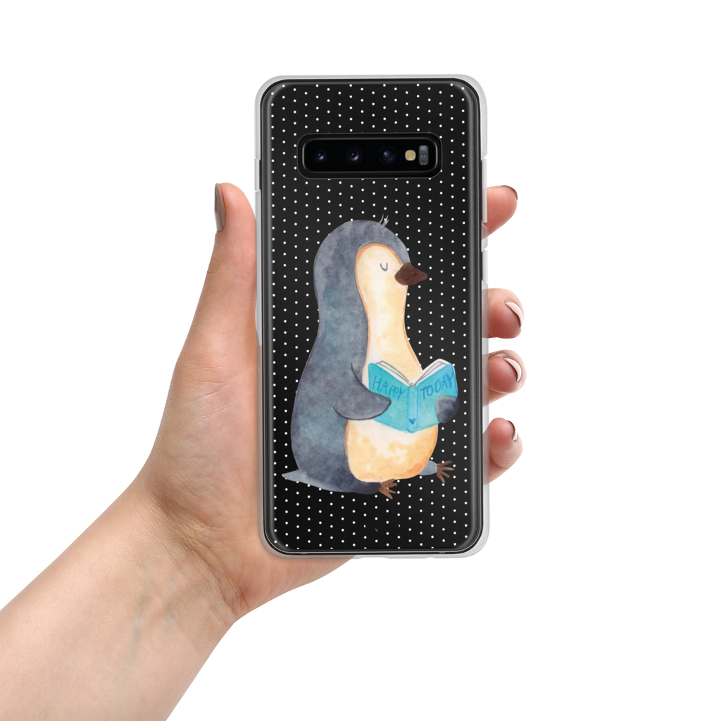 Handyhülle Pinguin Buch Handyhülle, Handycover, Transparente Handyhülle, Flexible Handyhülle, Handyschutz, Transparent, Durchsichtig, Schutzhülle für Handy, Stilvolle Handyhülle, Robuste Handyhülle, Schutz vor Kratzern, Schützende Handyhülle, Pinguin, Pinguine, Buch, Lesen, Bücherwurm, Nichtstun, Faulenzen, Ferien, Urlaub, Freizeit