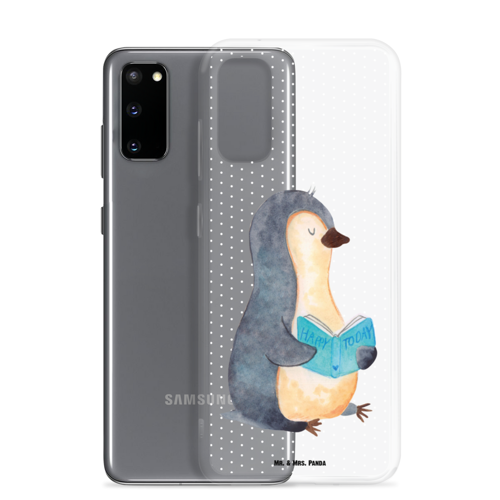 Handyhülle Pinguin Buch Handyhülle, Handycover, Transparente Handyhülle, Flexible Handyhülle, Handyschutz, Transparent, Durchsichtig, Schutzhülle für Handy, Stilvolle Handyhülle, Robuste Handyhülle, Schutz vor Kratzern, Schützende Handyhülle, Pinguin, Pinguine, Buch, Lesen, Bücherwurm, Nichtstun, Faulenzen, Ferien, Urlaub, Freizeit