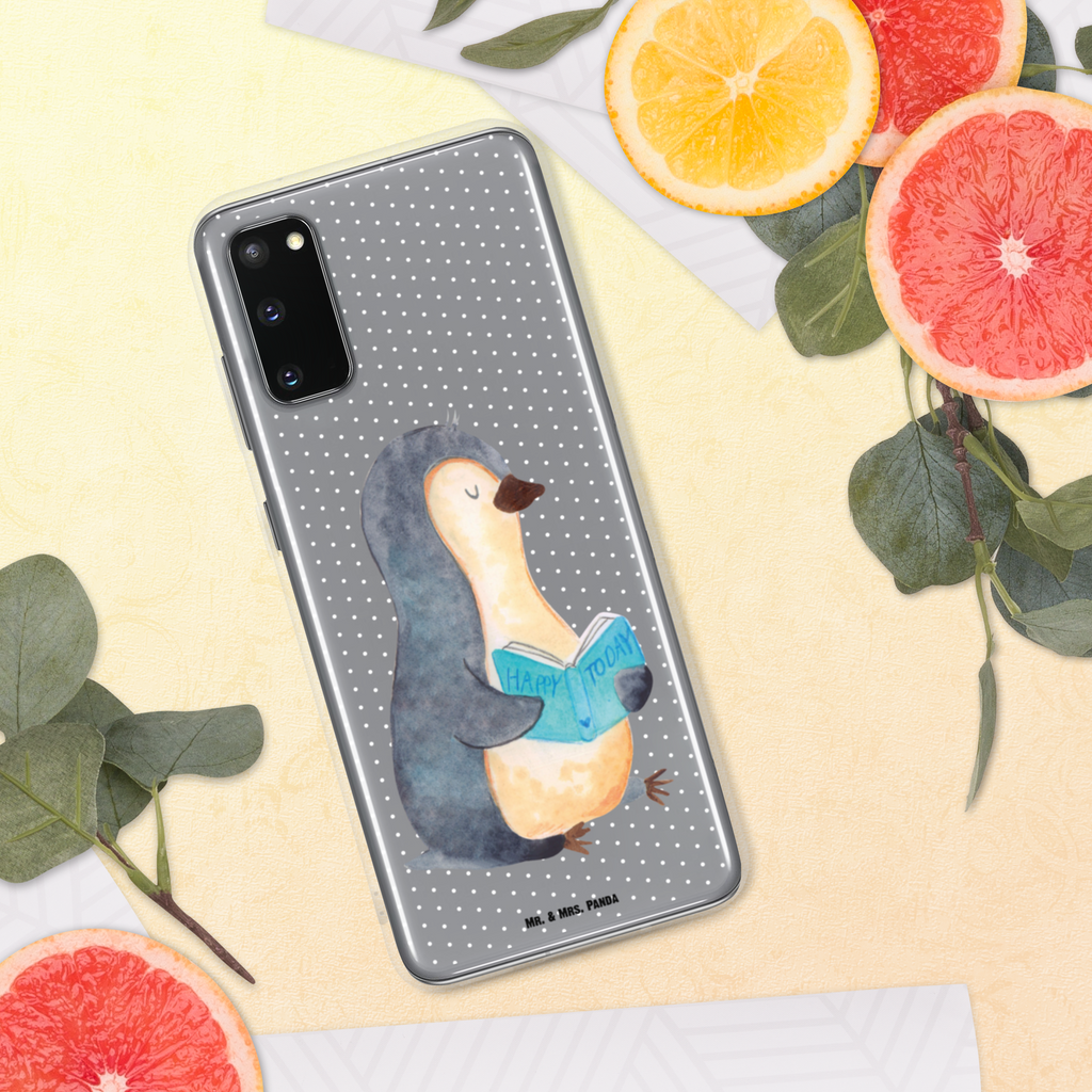 Handyhülle Pinguin Buch Handyhülle, Handycover, Transparente Handyhülle, Flexible Handyhülle, Handyschutz, Transparent, Durchsichtig, Schutzhülle für Handy, Stilvolle Handyhülle, Robuste Handyhülle, Schutz vor Kratzern, Schützende Handyhülle, Pinguin, Pinguine, Buch, Lesen, Bücherwurm, Nichtstun, Faulenzen, Ferien, Urlaub, Freizeit