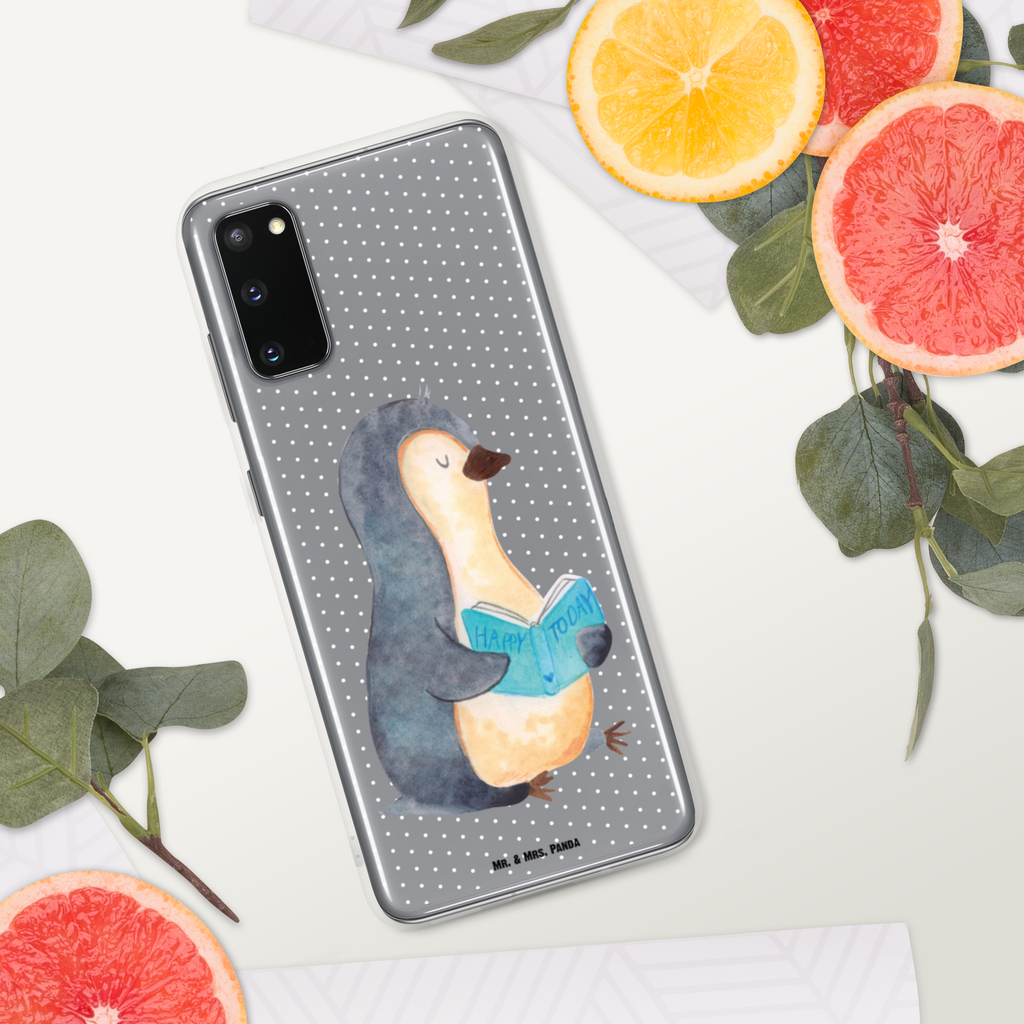 Handyhülle Pinguin Buch Handyhülle, Handycover, Transparente Handyhülle, Flexible Handyhülle, Handyschutz, Transparent, Durchsichtig, Schutzhülle für Handy, Stilvolle Handyhülle, Robuste Handyhülle, Schutz vor Kratzern, Schützende Handyhülle, Pinguin, Pinguine, Buch, Lesen, Bücherwurm, Nichtstun, Faulenzen, Ferien, Urlaub, Freizeit