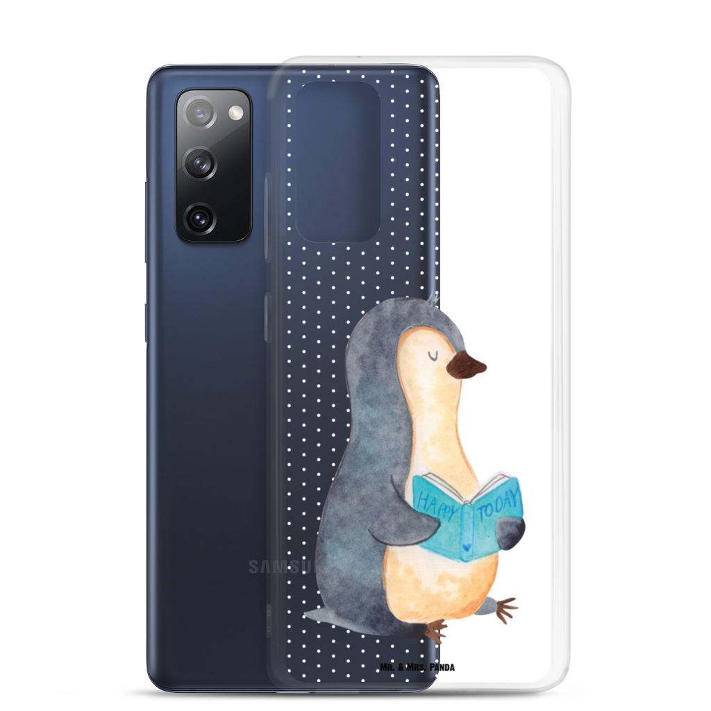Handyhülle Pinguin Buch Handyhülle, Handycover, Transparente Handyhülle, Flexible Handyhülle, Handyschutz, Transparent, Durchsichtig, Schutzhülle für Handy, Stilvolle Handyhülle, Robuste Handyhülle, Schutz vor Kratzern, Schützende Handyhülle, Pinguin, Pinguine, Buch, Lesen, Bücherwurm, Nichtstun, Faulenzen, Ferien, Urlaub, Freizeit