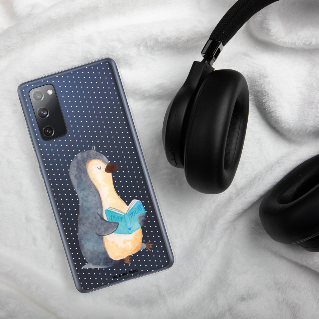 Handyhülle Pinguin Buch Handyhülle, Handycover, Transparente Handyhülle, Flexible Handyhülle, Handyschutz, Transparent, Durchsichtig, Schutzhülle für Handy, Stilvolle Handyhülle, Robuste Handyhülle, Schutz vor Kratzern, Schützende Handyhülle, Pinguin, Pinguine, Buch, Lesen, Bücherwurm, Nichtstun, Faulenzen, Ferien, Urlaub, Freizeit