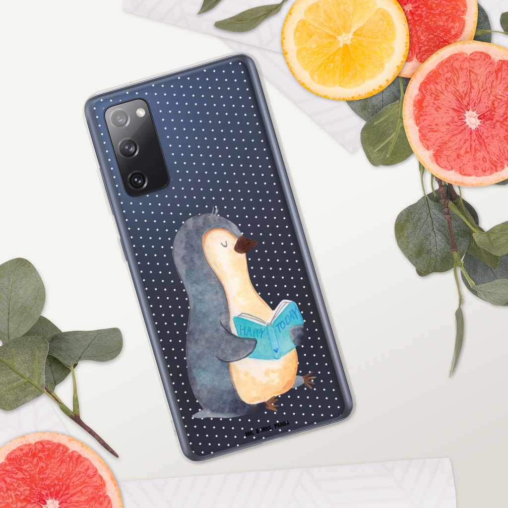 Handyhülle Pinguin Buch Handyhülle, Handycover, Transparente Handyhülle, Flexible Handyhülle, Handyschutz, Transparent, Durchsichtig, Schutzhülle für Handy, Stilvolle Handyhülle, Robuste Handyhülle, Schutz vor Kratzern, Schützende Handyhülle, Pinguin, Pinguine, Buch, Lesen, Bücherwurm, Nichtstun, Faulenzen, Ferien, Urlaub, Freizeit