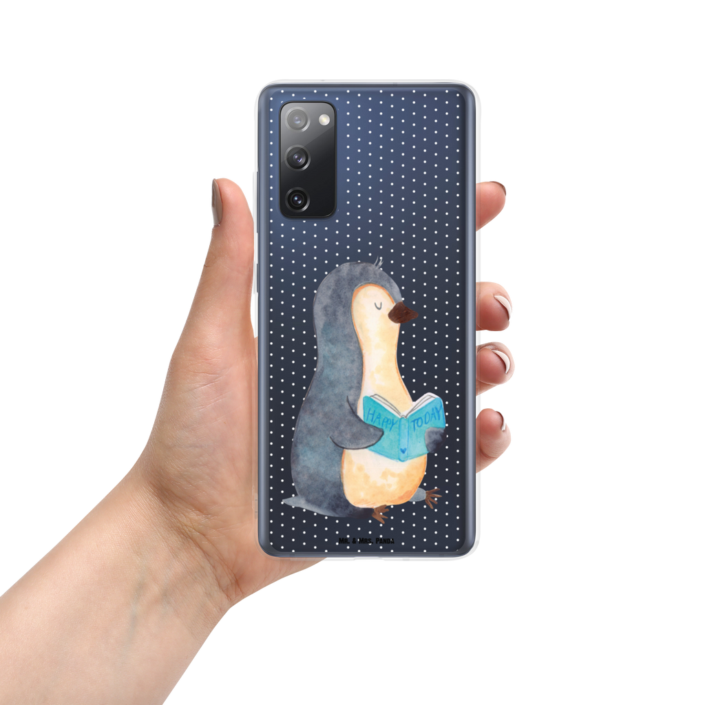 Handyhülle Pinguin Buch Handyhülle, Handycover, Transparente Handyhülle, Flexible Handyhülle, Handyschutz, Transparent, Durchsichtig, Schutzhülle für Handy, Stilvolle Handyhülle, Robuste Handyhülle, Schutz vor Kratzern, Schützende Handyhülle, Pinguin, Pinguine, Buch, Lesen, Bücherwurm, Nichtstun, Faulenzen, Ferien, Urlaub, Freizeit