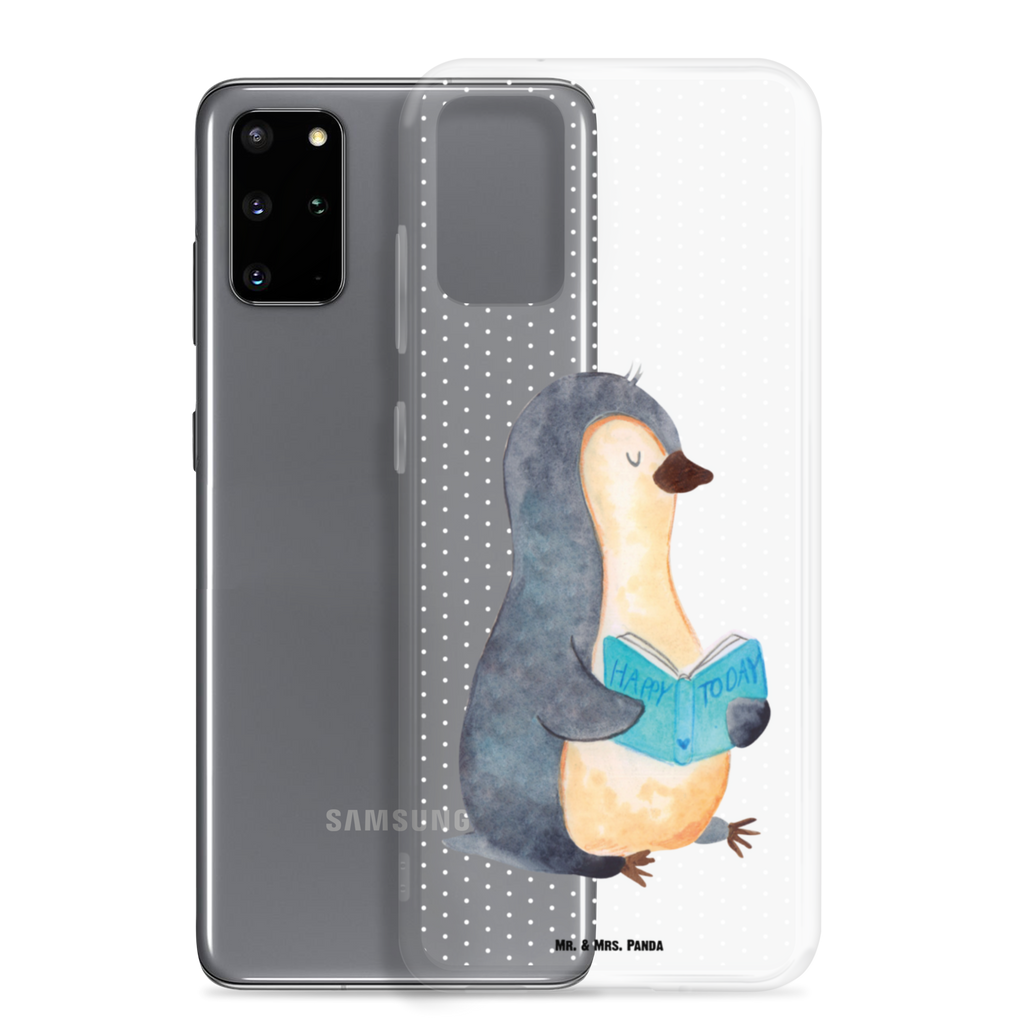 Handyhülle Pinguin Buch Handyhülle, Handycover, Transparente Handyhülle, Flexible Handyhülle, Handyschutz, Transparent, Durchsichtig, Schutzhülle für Handy, Stilvolle Handyhülle, Robuste Handyhülle, Schutz vor Kratzern, Schützende Handyhülle, Pinguin, Pinguine, Buch, Lesen, Bücherwurm, Nichtstun, Faulenzen, Ferien, Urlaub, Freizeit