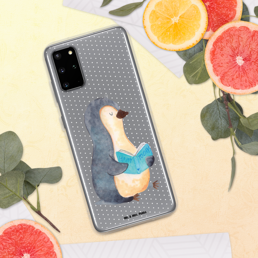 Handyhülle Pinguin Buch Handyhülle, Handycover, Transparente Handyhülle, Flexible Handyhülle, Handyschutz, Transparent, Durchsichtig, Schutzhülle für Handy, Stilvolle Handyhülle, Robuste Handyhülle, Schutz vor Kratzern, Schützende Handyhülle, Pinguin, Pinguine, Buch, Lesen, Bücherwurm, Nichtstun, Faulenzen, Ferien, Urlaub, Freizeit