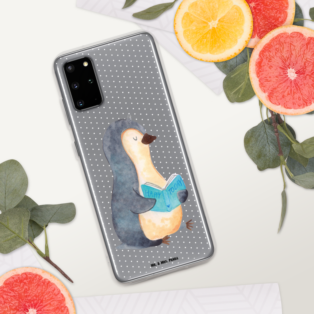 Handyhülle Pinguin Buch Handyhülle, Handycover, Transparente Handyhülle, Flexible Handyhülle, Handyschutz, Transparent, Durchsichtig, Schutzhülle für Handy, Stilvolle Handyhülle, Robuste Handyhülle, Schutz vor Kratzern, Schützende Handyhülle, Pinguin, Pinguine, Buch, Lesen, Bücherwurm, Nichtstun, Faulenzen, Ferien, Urlaub, Freizeit