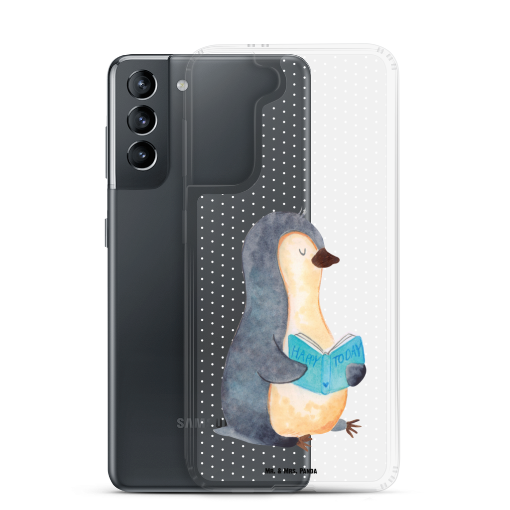 Handyhülle Pinguin Buch Handyhülle, Handycover, Transparente Handyhülle, Flexible Handyhülle, Handyschutz, Transparent, Durchsichtig, Schutzhülle für Handy, Stilvolle Handyhülle, Robuste Handyhülle, Schutz vor Kratzern, Schützende Handyhülle, Pinguin, Pinguine, Buch, Lesen, Bücherwurm, Nichtstun, Faulenzen, Ferien, Urlaub, Freizeit