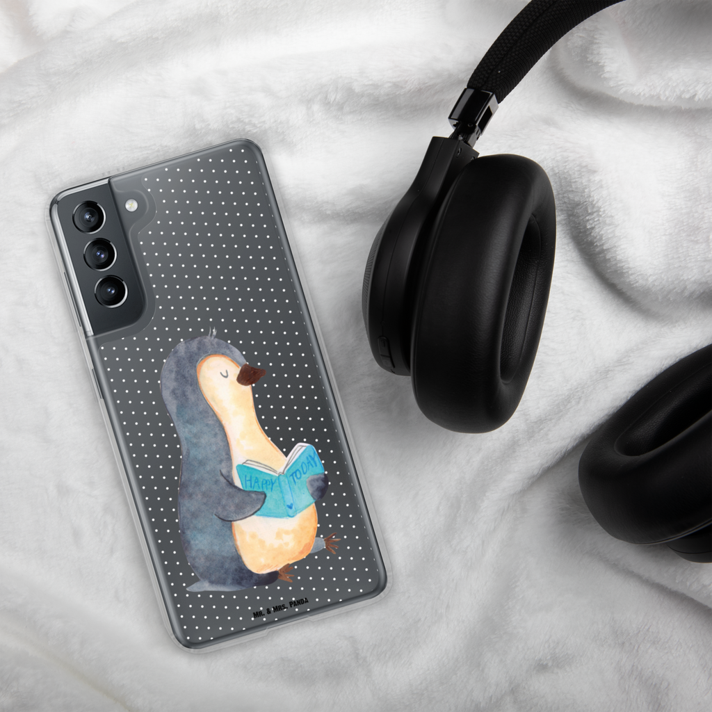 Handyhülle Pinguin Buch Handyhülle, Handycover, Transparente Handyhülle, Flexible Handyhülle, Handyschutz, Transparent, Durchsichtig, Schutzhülle für Handy, Stilvolle Handyhülle, Robuste Handyhülle, Schutz vor Kratzern, Schützende Handyhülle, Pinguin, Pinguine, Buch, Lesen, Bücherwurm, Nichtstun, Faulenzen, Ferien, Urlaub, Freizeit