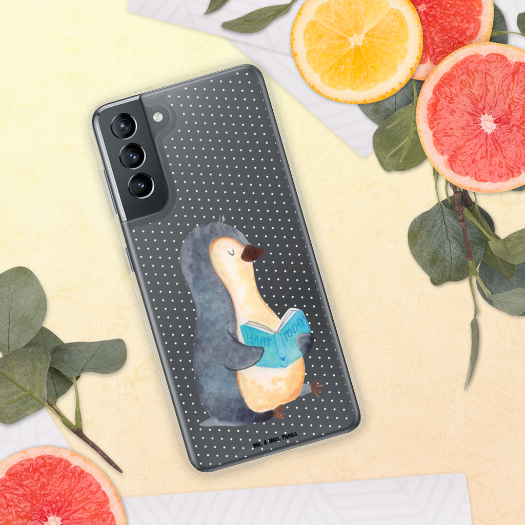 Handyhülle Pinguin Buch Handyhülle, Handycover, Transparente Handyhülle, Flexible Handyhülle, Handyschutz, Transparent, Durchsichtig, Schutzhülle für Handy, Stilvolle Handyhülle, Robuste Handyhülle, Schutz vor Kratzern, Schützende Handyhülle, Pinguin, Pinguine, Buch, Lesen, Bücherwurm, Nichtstun, Faulenzen, Ferien, Urlaub, Freizeit