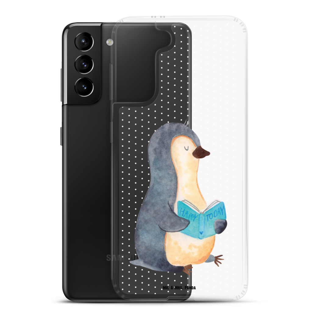 Handyhülle Pinguin Buch Handyhülle, Handycover, Transparente Handyhülle, Flexible Handyhülle, Handyschutz, Transparent, Durchsichtig, Schutzhülle für Handy, Stilvolle Handyhülle, Robuste Handyhülle, Schutz vor Kratzern, Schützende Handyhülle, Pinguin, Pinguine, Buch, Lesen, Bücherwurm, Nichtstun, Faulenzen, Ferien, Urlaub, Freizeit