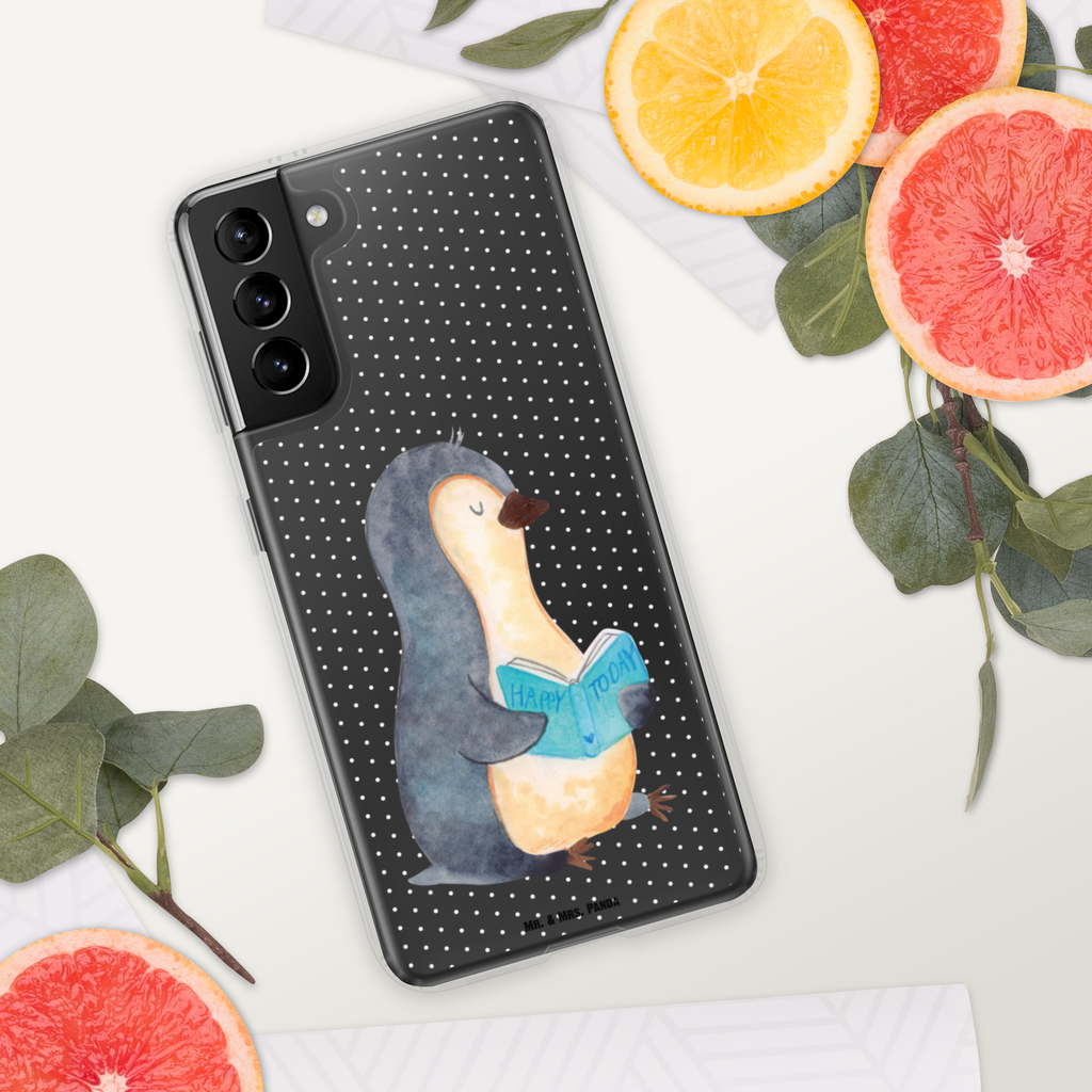 Handyhülle Pinguin Buch Handyhülle, Handycover, Transparente Handyhülle, Flexible Handyhülle, Handyschutz, Transparent, Durchsichtig, Schutzhülle für Handy, Stilvolle Handyhülle, Robuste Handyhülle, Schutz vor Kratzern, Schützende Handyhülle, Pinguin, Pinguine, Buch, Lesen, Bücherwurm, Nichtstun, Faulenzen, Ferien, Urlaub, Freizeit