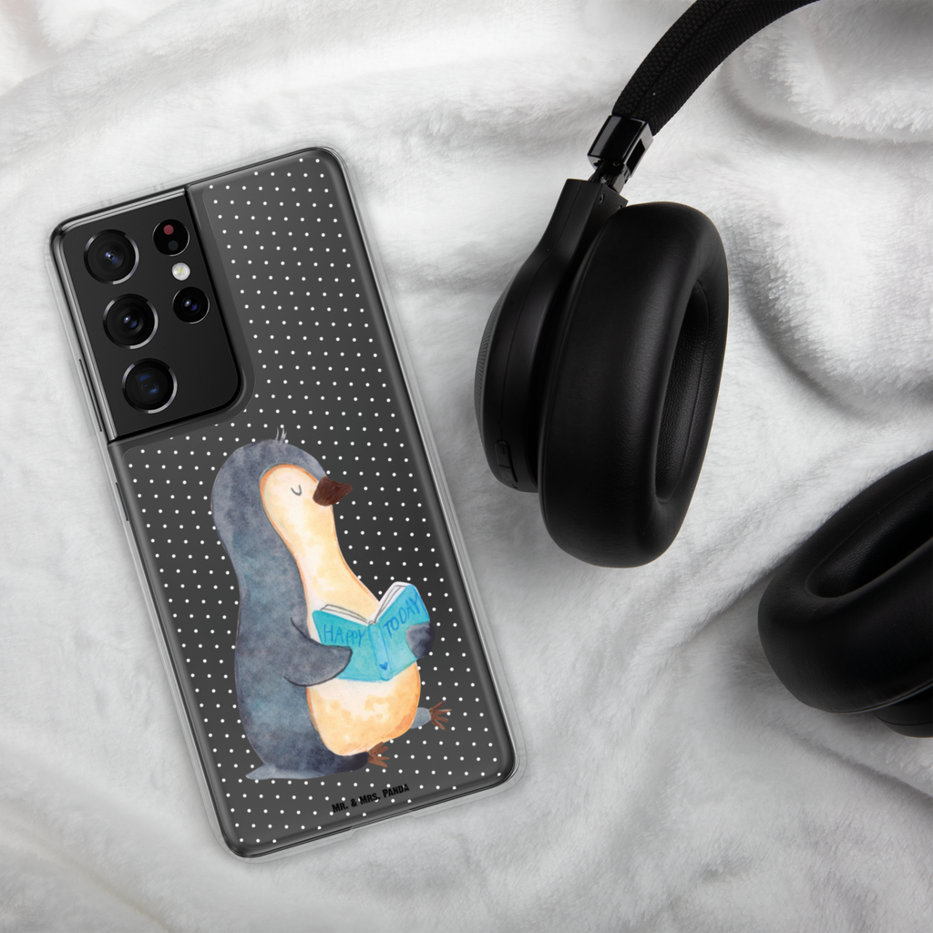 Handyhülle Pinguin Buch Handyhülle, Handycover, Transparente Handyhülle, Flexible Handyhülle, Handyschutz, Transparent, Durchsichtig, Schutzhülle für Handy, Stilvolle Handyhülle, Robuste Handyhülle, Schutz vor Kratzern, Schützende Handyhülle, Pinguin, Pinguine, Buch, Lesen, Bücherwurm, Nichtstun, Faulenzen, Ferien, Urlaub, Freizeit