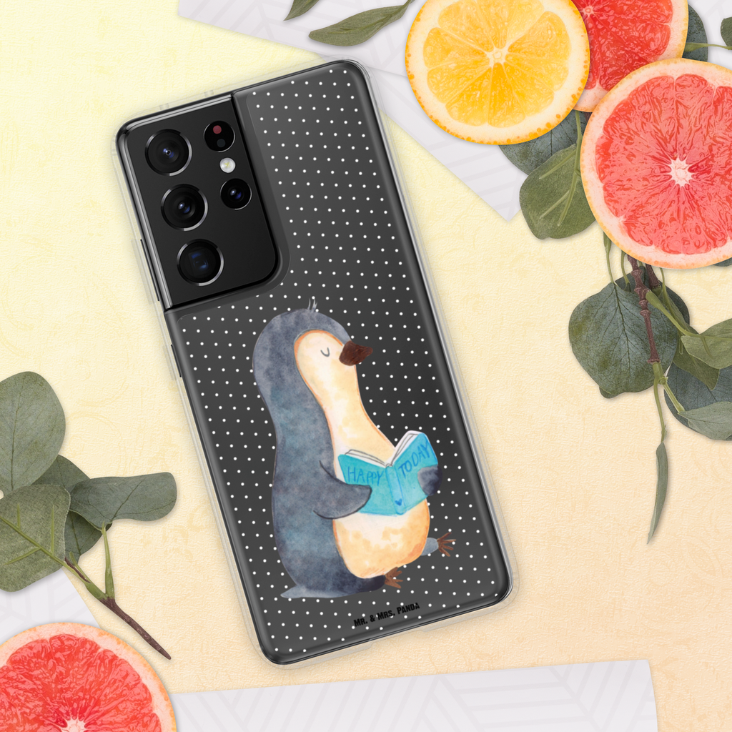 Handyhülle Pinguin Buch Handyhülle, Handycover, Transparente Handyhülle, Flexible Handyhülle, Handyschutz, Transparent, Durchsichtig, Schutzhülle für Handy, Stilvolle Handyhülle, Robuste Handyhülle, Schutz vor Kratzern, Schützende Handyhülle, Pinguin, Pinguine, Buch, Lesen, Bücherwurm, Nichtstun, Faulenzen, Ferien, Urlaub, Freizeit