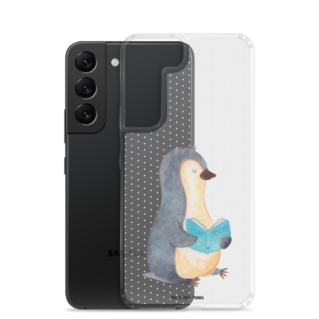 Handyhülle Pinguin Buch Handyhülle, Handycover, Transparente Handyhülle, Flexible Handyhülle, Handyschutz, Transparent, Durchsichtig, Schutzhülle für Handy, Stilvolle Handyhülle, Robuste Handyhülle, Schutz vor Kratzern, Schützende Handyhülle, Pinguin, Pinguine, Buch, Lesen, Bücherwurm, Nichtstun, Faulenzen, Ferien, Urlaub, Freizeit