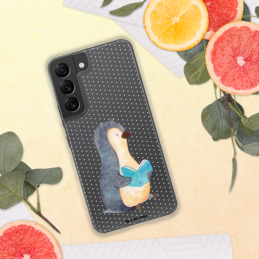 Handyhülle Pinguin Buch Handyhülle, Handycover, Transparente Handyhülle, Flexible Handyhülle, Handyschutz, Transparent, Durchsichtig, Schutzhülle für Handy, Stilvolle Handyhülle, Robuste Handyhülle, Schutz vor Kratzern, Schützende Handyhülle, Pinguin, Pinguine, Buch, Lesen, Bücherwurm, Nichtstun, Faulenzen, Ferien, Urlaub, Freizeit