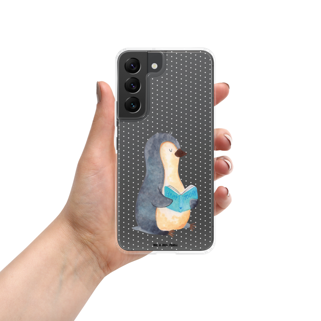 Handyhülle Pinguin Buch Handyhülle, Handycover, Transparente Handyhülle, Flexible Handyhülle, Handyschutz, Transparent, Durchsichtig, Schutzhülle für Handy, Stilvolle Handyhülle, Robuste Handyhülle, Schutz vor Kratzern, Schützende Handyhülle, Pinguin, Pinguine, Buch, Lesen, Bücherwurm, Nichtstun, Faulenzen, Ferien, Urlaub, Freizeit