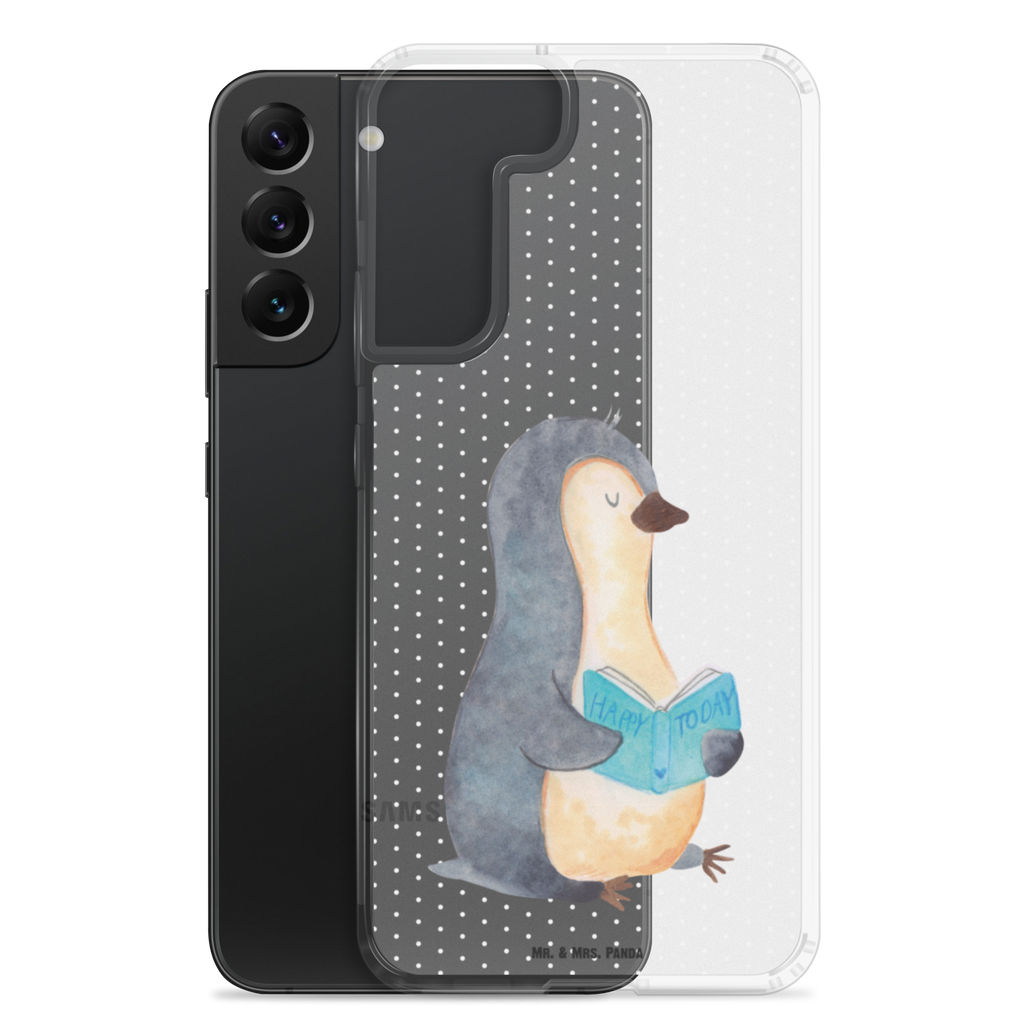 Handyhülle Pinguin Buch Handyhülle, Handycover, Transparente Handyhülle, Flexible Handyhülle, Handyschutz, Transparent, Durchsichtig, Schutzhülle für Handy, Stilvolle Handyhülle, Robuste Handyhülle, Schutz vor Kratzern, Schützende Handyhülle, Pinguin, Pinguine, Buch, Lesen, Bücherwurm, Nichtstun, Faulenzen, Ferien, Urlaub, Freizeit