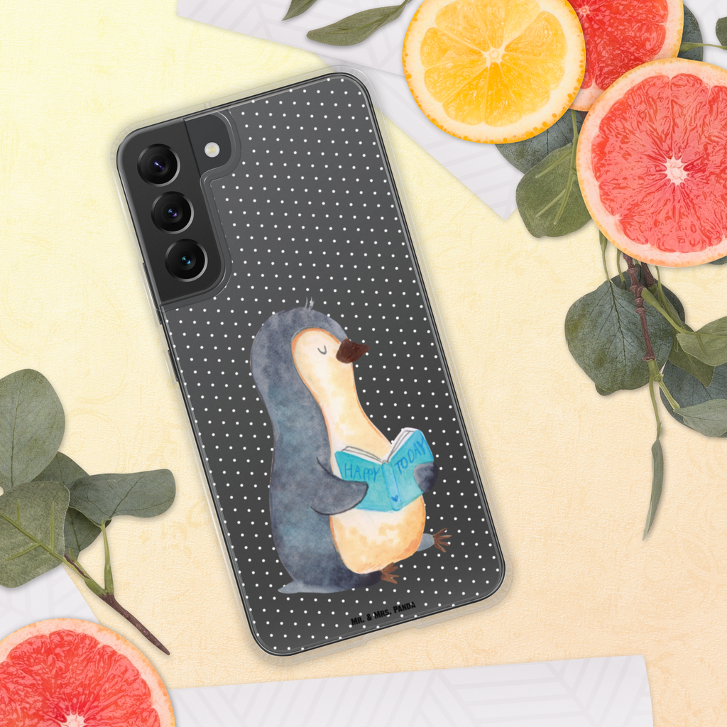 Handyhülle Pinguin Buch Handyhülle, Handycover, Transparente Handyhülle, Flexible Handyhülle, Handyschutz, Transparent, Durchsichtig, Schutzhülle für Handy, Stilvolle Handyhülle, Robuste Handyhülle, Schutz vor Kratzern, Schützende Handyhülle, Pinguin, Pinguine, Buch, Lesen, Bücherwurm, Nichtstun, Faulenzen, Ferien, Urlaub, Freizeit