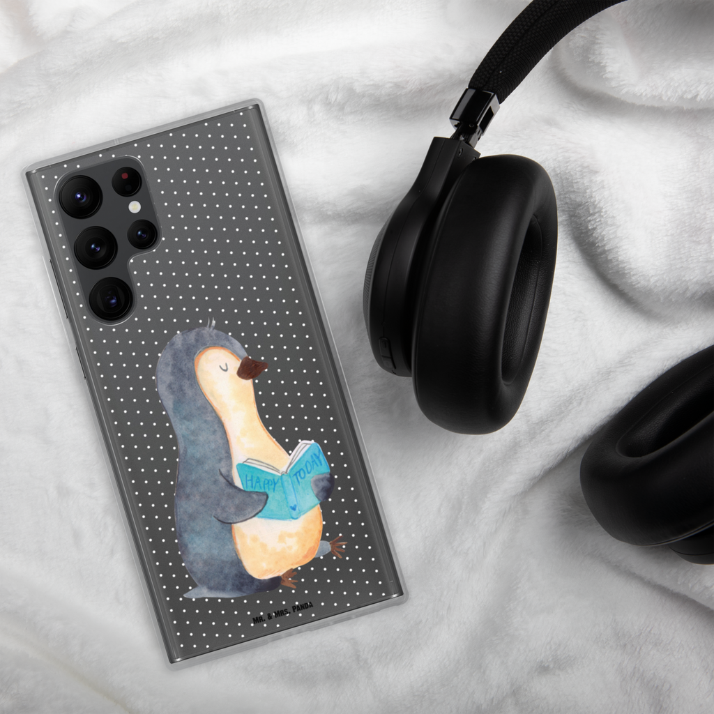 Handyhülle Pinguin Buch Handyhülle, Handycover, Transparente Handyhülle, Flexible Handyhülle, Handyschutz, Transparent, Durchsichtig, Schutzhülle für Handy, Stilvolle Handyhülle, Robuste Handyhülle, Schutz vor Kratzern, Schützende Handyhülle, Pinguin, Pinguine, Buch, Lesen, Bücherwurm, Nichtstun, Faulenzen, Ferien, Urlaub, Freizeit