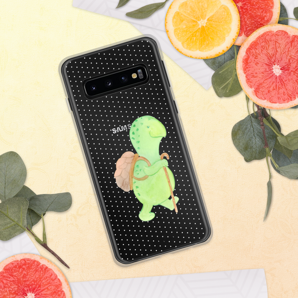 Handyhülle Schildkröte Wanderer Handyhülle, Handycover, Transparente Handyhülle, Flexible Handyhülle, Handyschutz, Transparent, Durchsichtig, Schutzhülle für Handy, Stilvolle Handyhülle, Robuste Handyhülle, Schutz vor Kratzern, Schützende Handyhülle, Schildkröte, Schildkröten, Motivation, Motivationsspruch, Motivationssprüche, Neuanfang